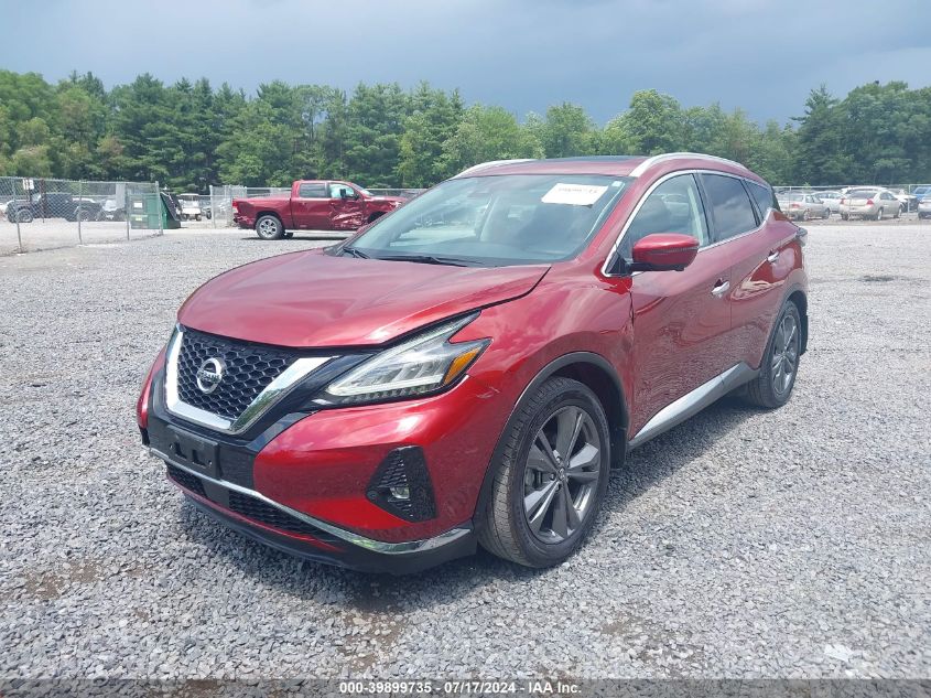 2021 Nissan Murano Platinum Intelligent Awd VIN: 5N1AZ2DS6MC117812 Lot: 39899735