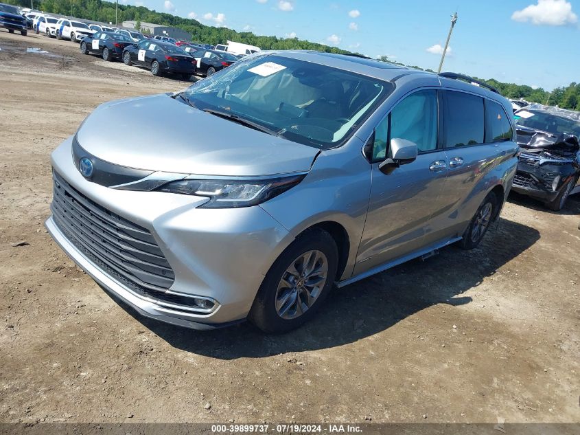 5TDJSKFC2MS024296 2021 TOYOTA SIENNA - Image 2