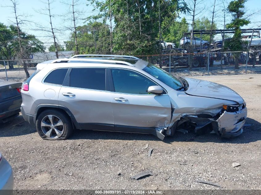 2019 Jeep Cherokee Limited 4X4 VIN: 1C4PJMDN0KD163199 Lot: 39899791