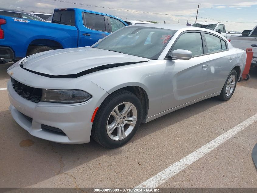 2022 Dodge Charger Sxt Rwd VIN: 2C3CDXBG4NH255214 Lot: 39899809