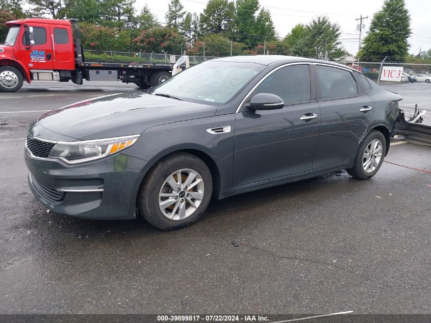 KNAGT4L31G5070703 2016 KIA OPTIMA - Image 2