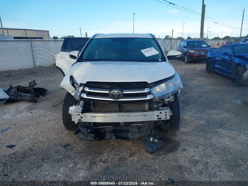 2019 Toyota Highlander Xle VIN: 5TDKZRFH7KS552627 Lot: 39899845