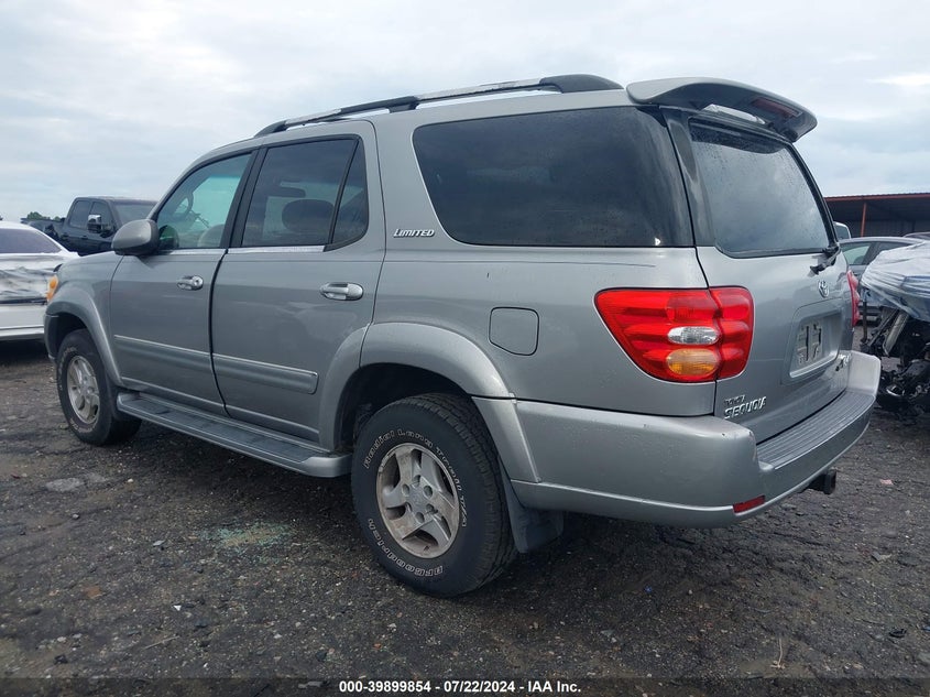 2001 Toyota Sequoia Limited V8 VIN: 5TDBT48A51S046457 Lot: 39899854