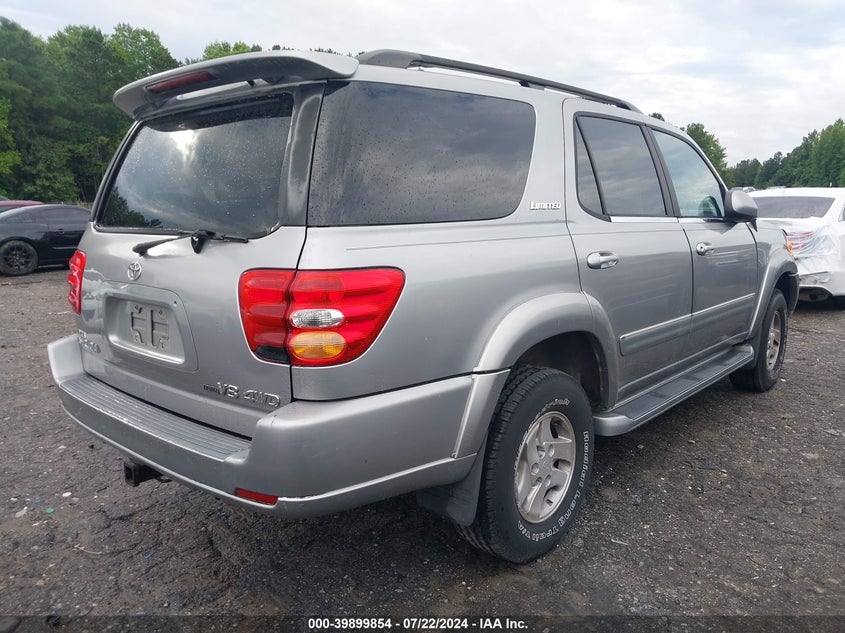 2001 Toyota Sequoia Limited V8 VIN: 5TDBT48A51S046457 Lot: 39899854
