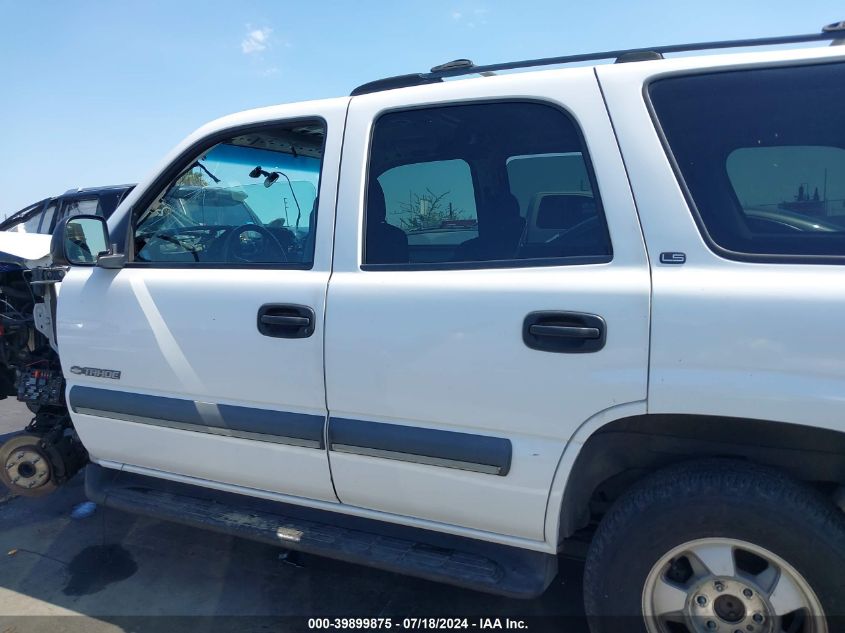 2002 Chevrolet Tahoe Ls VIN: 1GNEC13VX2R171791 Lot: 39899875