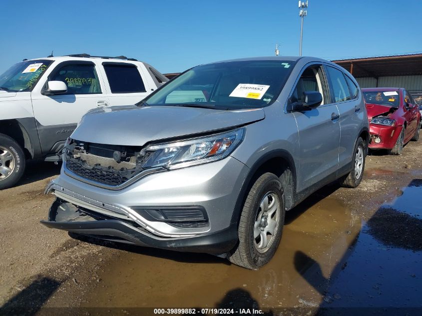 2015 Honda Cr-V Lx VIN: 5J6RM4H39FL077422 Lot: 39899882