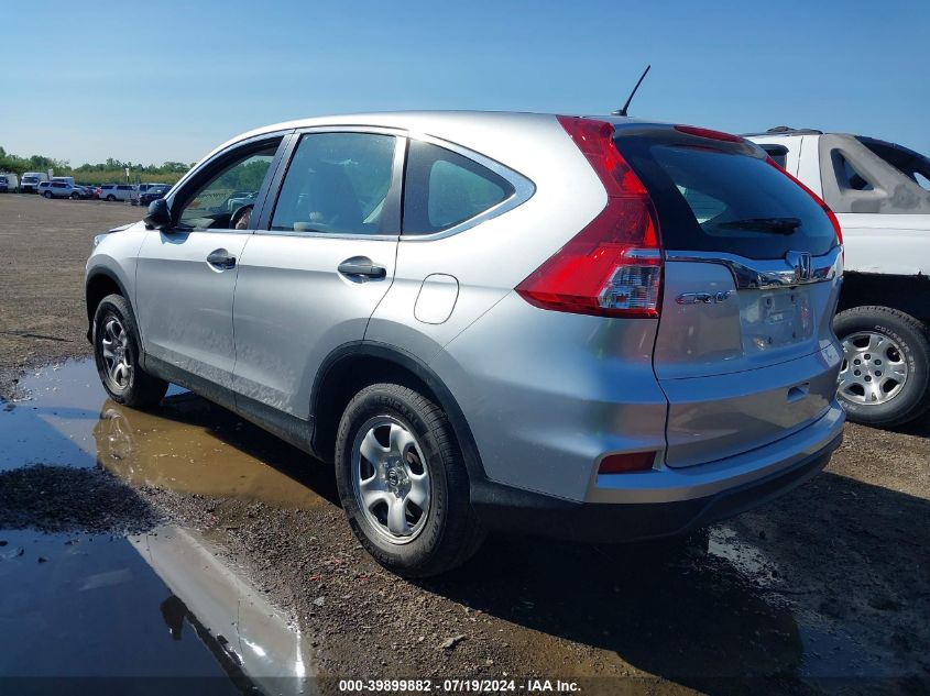 2015 Honda Cr-V Lx VIN: 5J6RM4H39FL077422 Lot: 39899882