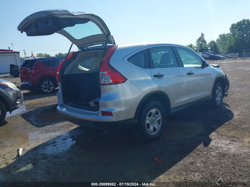 2015 Honda Cr-V Lx VIN: 5J6RM4H39FL077422 Lot: 39899882