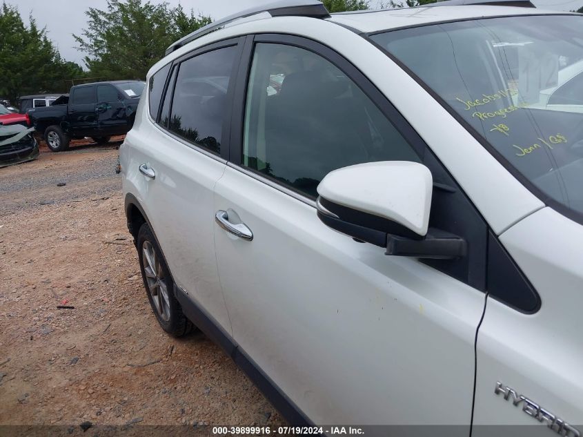 2017 Toyota Rav4 Hybrid Limited VIN: JTMDJREV4HD092497 Lot: 39899916