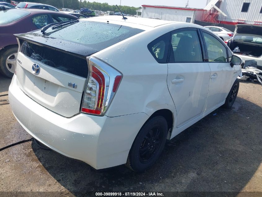 2013 Toyota Prius Two VIN: JTDKN3DUXD1629564 Lot: 39899918