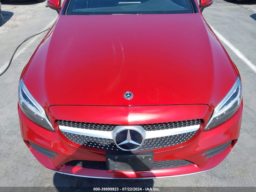 VIN WDDWK8DB5KF795650 2019 MERCEDES-BENZ C 300