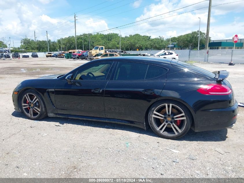 2014 Porsche Panamera Turbo VIN: WP0AC2A70EL073541 Lot: 39899972