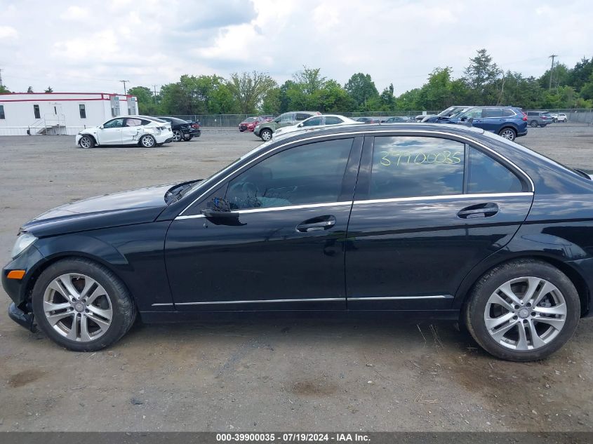 2014 Mercedes-Benz C 300 Luxury 4Matic/Sport 4Matic VIN: WDDGF8AB0EA957036 Lot: 39900035