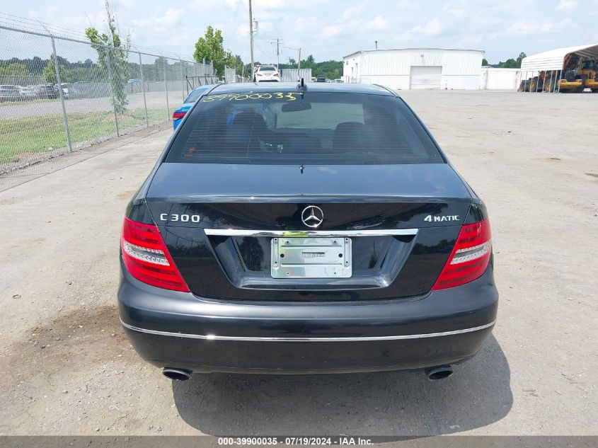 2014 Mercedes-Benz C 300 Luxury 4Matic/Sport 4Matic VIN: WDDGF8AB0EA957036 Lot: 39900035