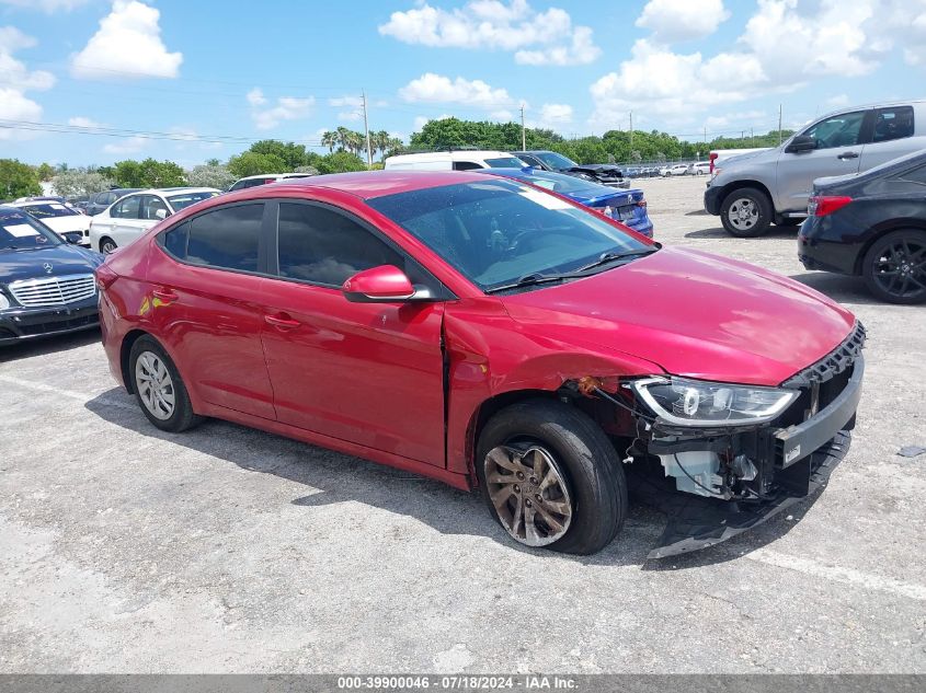 5NPD74LF2HH061689 2017 HYUNDAI ELANTRA - Image 1