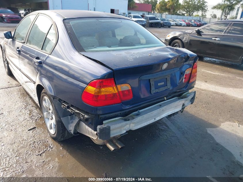 2003 BMW 3 Series 325I VIN: WBAET37463NJ35530 Lot: 39900065