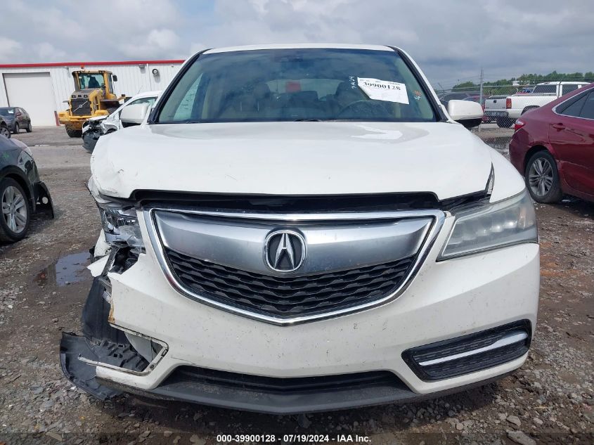 2014 Acura Mdx Technology VIN: 5FRYD3H48EB014848 Lot: 39900128