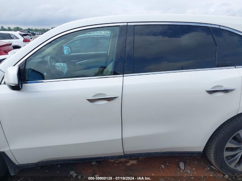 2014 Acura Mdx Technology VIN: 5FRYD3H48EB014848 Lot: 39900128