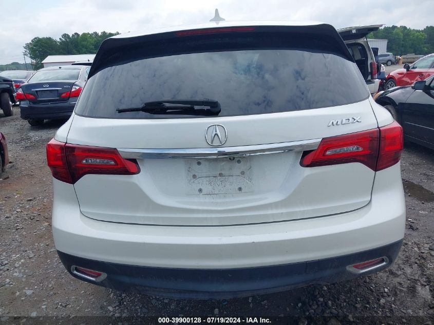 2014 Acura Mdx Technology VIN: 5FRYD3H48EB014848 Lot: 39900128