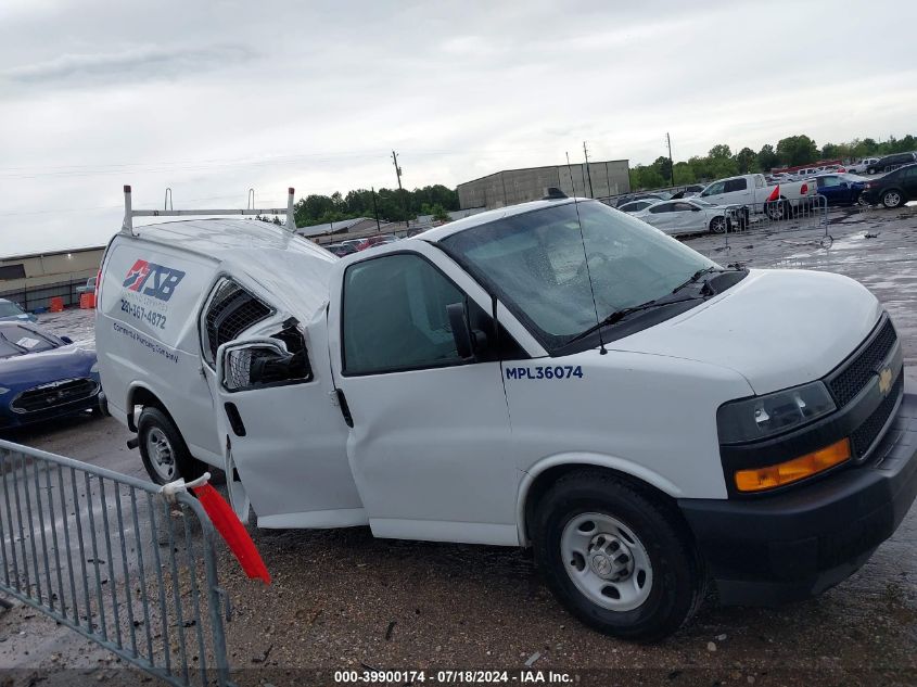 2020 Chevrolet Express Cargo Rwd 3500 Extended Wheelbase Wt VIN: 1GCZGHFGXL1184187 Lot: 39900174