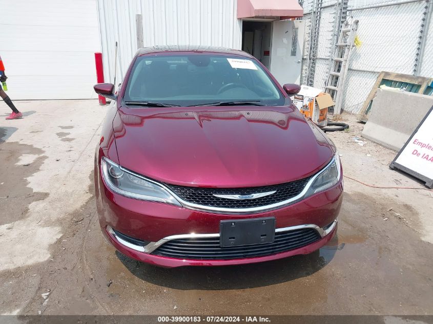 2016 Chrysler 200 Limited VIN: 1C3CCCAB2GN167449 Lot: 39900183