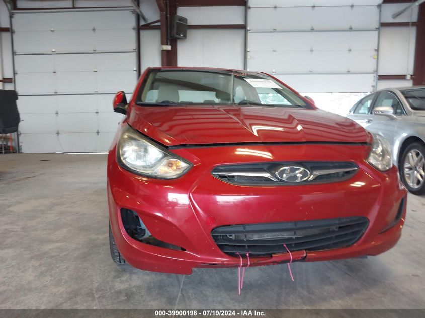 2013 Hyundai Accent Gls/Gs VIN: KMHCT4AE3DU462438 Lot: 39900198