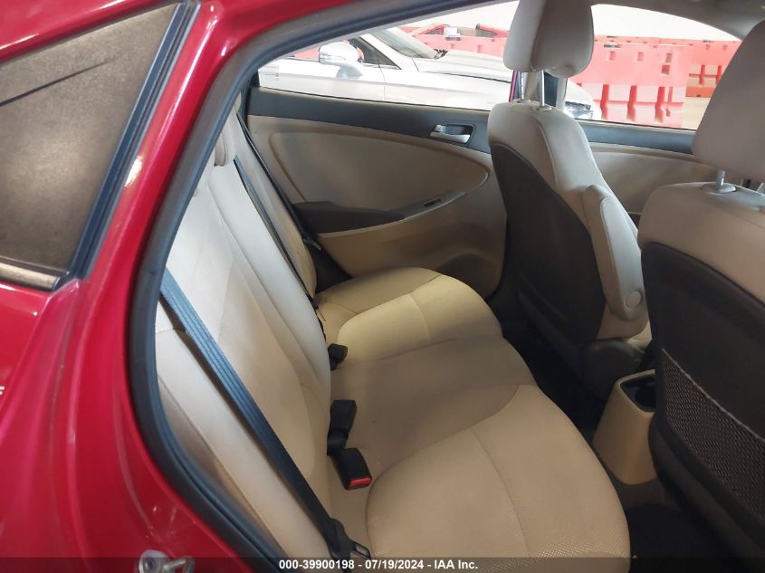 2013 Hyundai Accent Gls/Gs VIN: KMHCT4AE3DU462438 Lot: 39900198