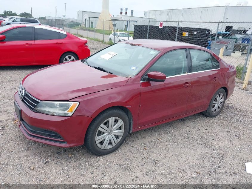 2017 Volkswagen Jetta 1.4T S VIN: 3VW2B7AJ7HM261778 Lot: 39900202