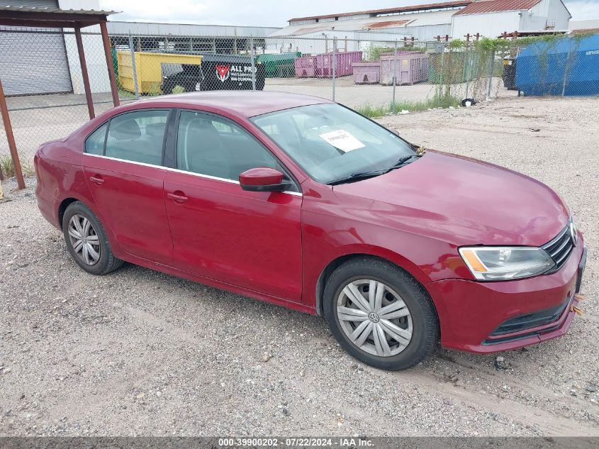 2017 Volkswagen Jetta 1.4T S VIN: 3VW2B7AJ7HM261778 Lot: 39900202