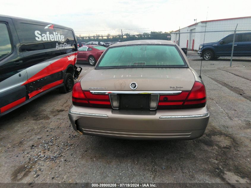 2005 Mercury Grand Marquis Ls VIN: 2MEFM75W75X622199 Lot: 39900205