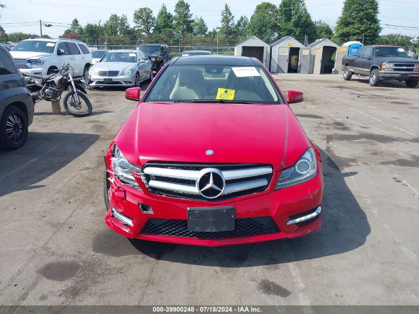 2012 Mercedes-Benz C 250 250 VIN: WDDGJ4HB9CF900153 Lot: 39900248