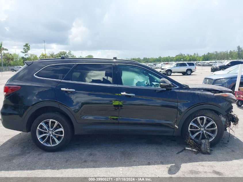 2017 Hyundai Santa Fe Se VIN: KM8SNDHF2HU231962 Lot: 39900271