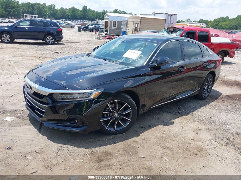 2021 Honda Accord Ex-L VIN: 1HGCV1F53MA071525 Lot: 39900316