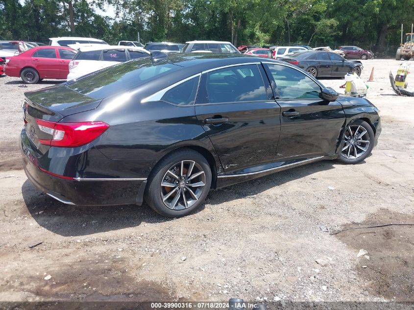 2021 Honda Accord Ex-L VIN: 1HGCV1F53MA071525 Lot: 39900316