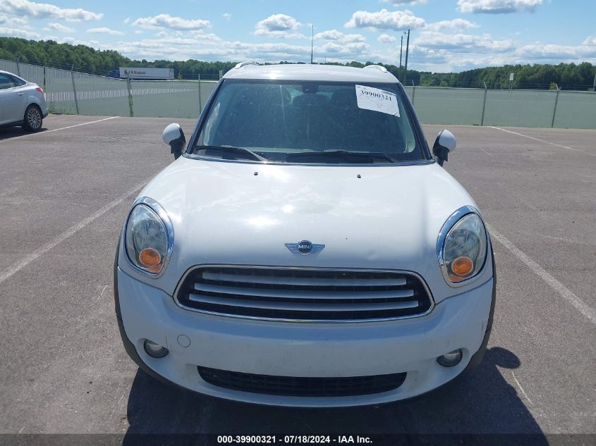 2012 Mini Cooper Countryman VIN: WMWZB3C54CWM29599 Lot: 39900321