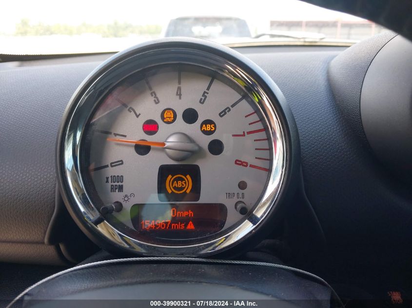 2012 Mini Cooper Countryman VIN: WMWZB3C54CWM29599 Lot: 39900321