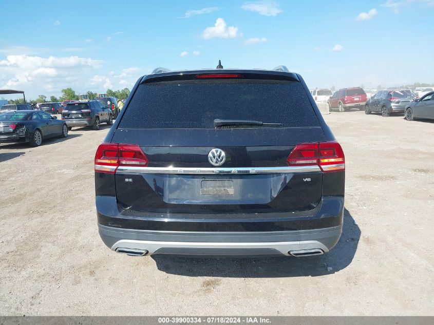 2018 Volkswagen Atlas 3.6L V6 Se/3.6L V6 Se W/Technology VIN: 1V2DR2CA6JC527837 Lot: 39900334