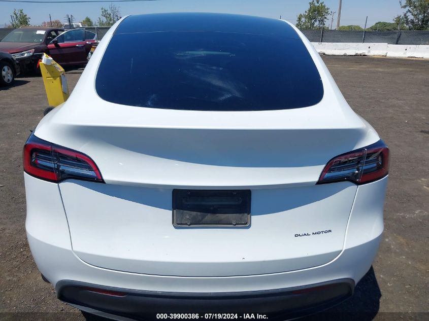 2023 Tesla Model Y Awd/Long Range Dual Motor All-Wheel Drive VIN: 7SAYGDEE7PA127964 Lot: 39900386