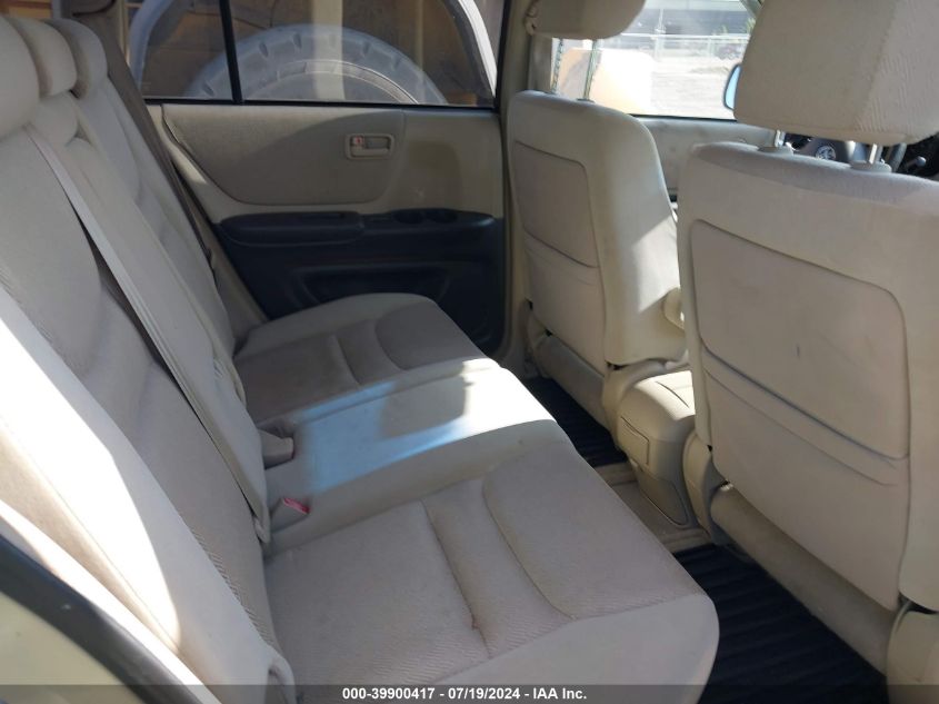 2003 Toyota Highlander VIN: JTEHD21AX30022498 Lot: 39900417