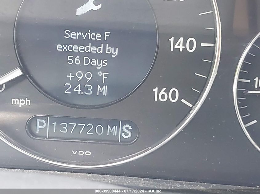 2005 Mercedes-Benz E 320 4Matic VIN: WDBUF82J35X171133 Lot: 39900444