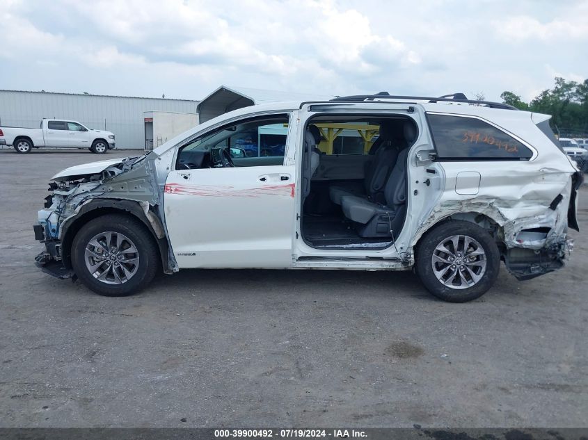 2021 Toyota Sienna Xle VIN: 5TDJRKEC1MS046402 Lot: 39900492