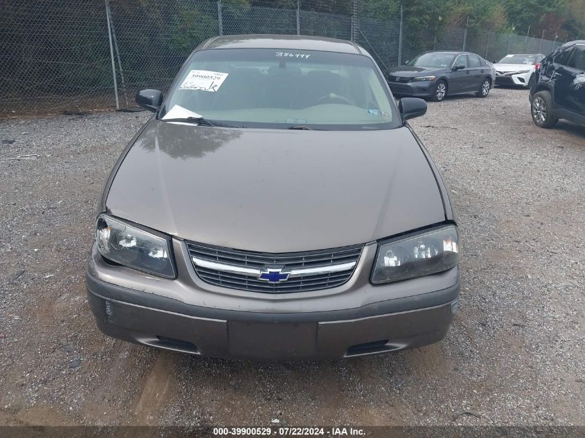 2002 Chevrolet Impala VIN: 2G1WF55E729386444 Lot: 39900529