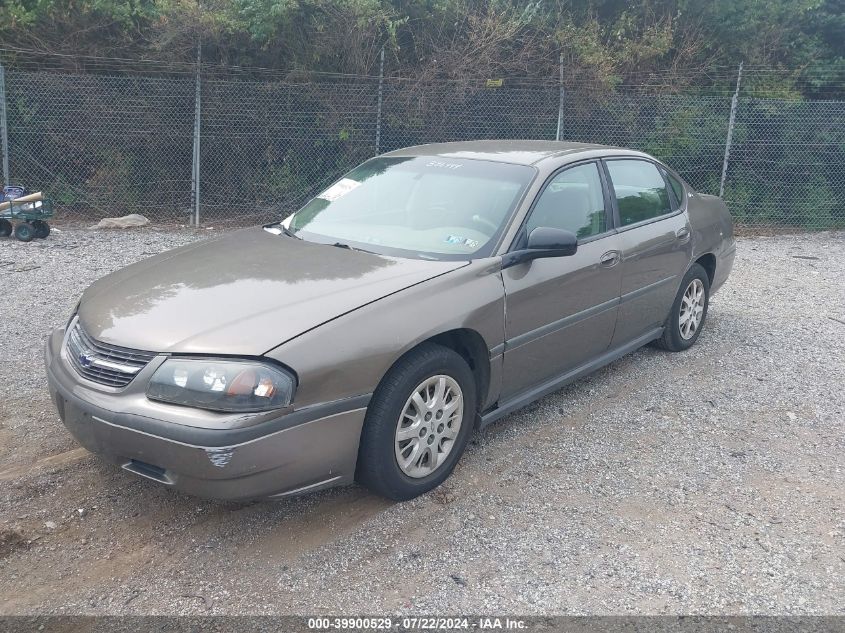 2002 Chevrolet Impala VIN: 2G1WF55E729386444 Lot: 39900529