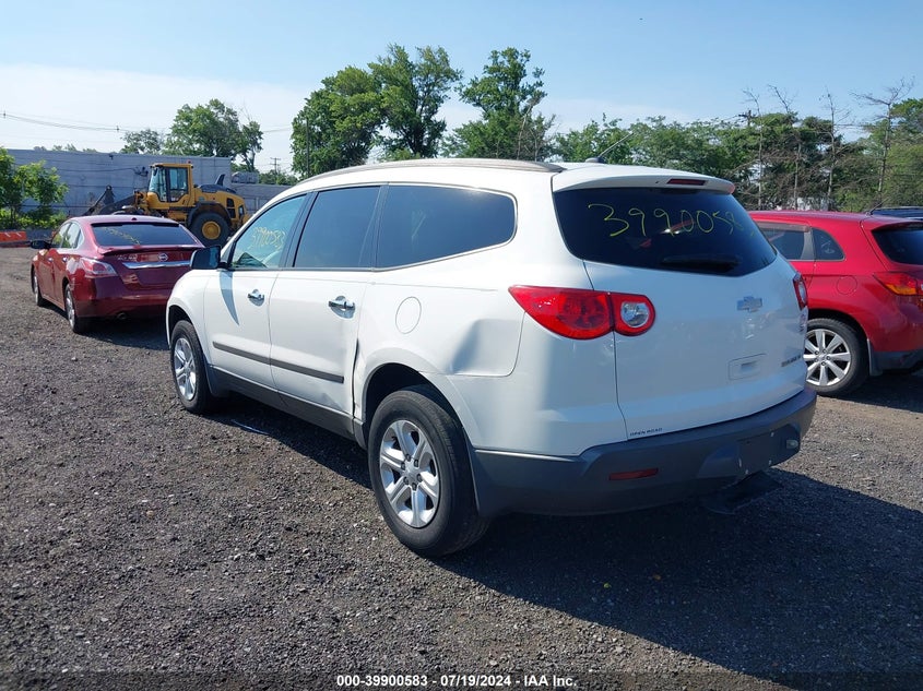 2012 Chevrolet Traverse Ls VIN: 1GNKRFED6CJ186873 Lot: 39900583