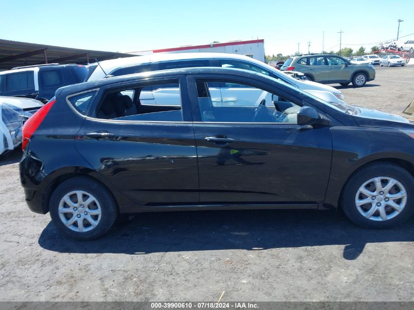 2013 Hyundai Accent Gs VIN: KMHCT5AE2DU106262 Lot: 39900610