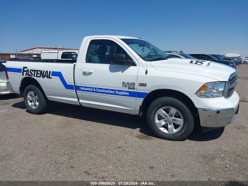 2019 Ram 1500 Classic Slt Regular Cab 4X4 8' Box VIN: 3C6JR7ET1KG526729 Lot: 39900625