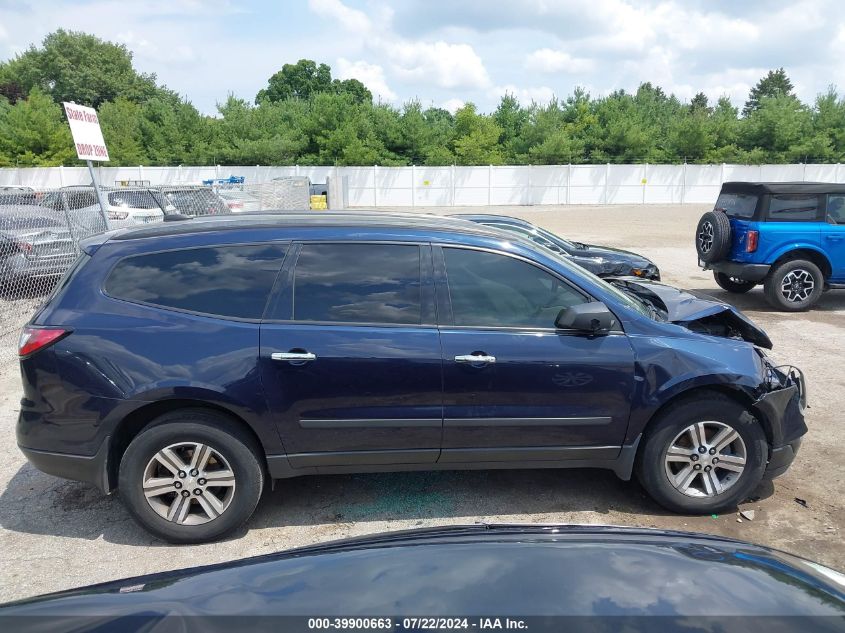 2017 Chevrolet Traverse Ls VIN: 1GNKRFKDXHJ148591 Lot: 39900663