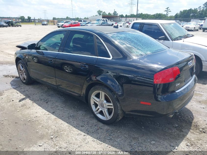 WAUAF78E58A054831 | 2008 AUDI A4