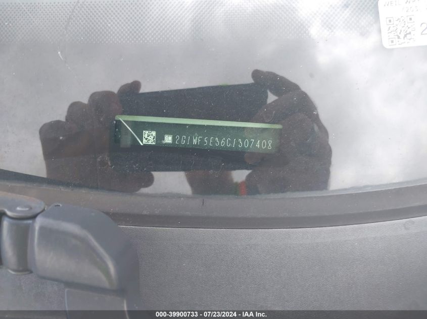 2012 Chevrolet Impala Ls VIN: 2G1WF5E36C1307408 Lot: 39900733