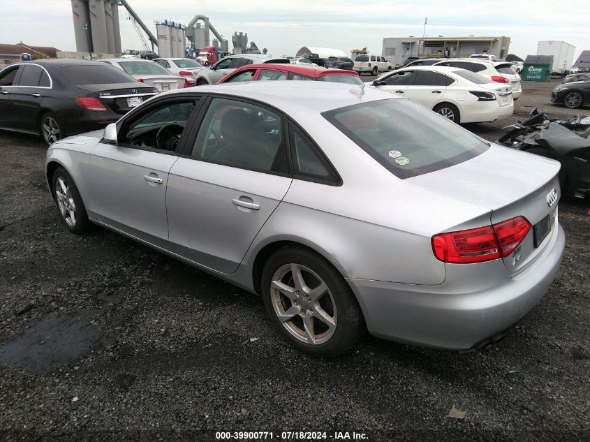 WAULF78K29N012996 | 2009 AUDI A4